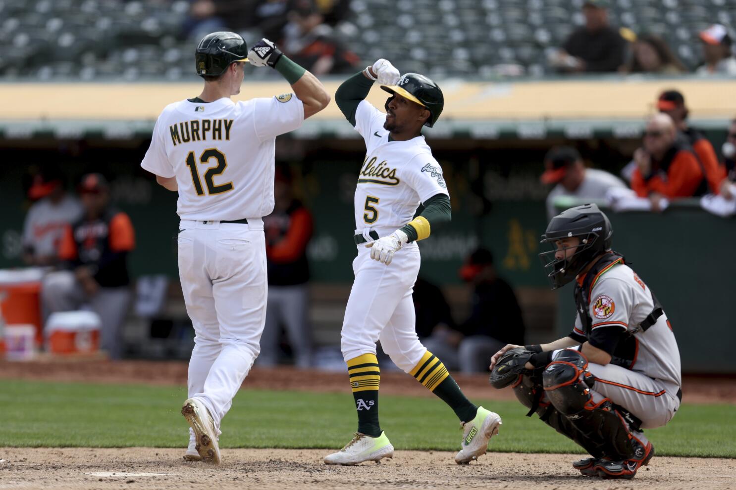 Sean Murphy on his walk-off homer, 04/10/2023