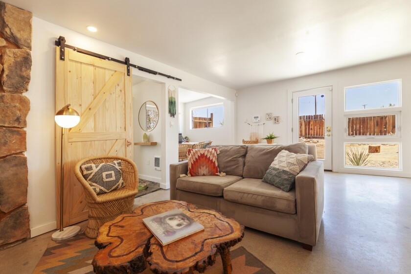 Actress Jessica Dicicco Lists Cozy Joshua Tree Retreat For Sale