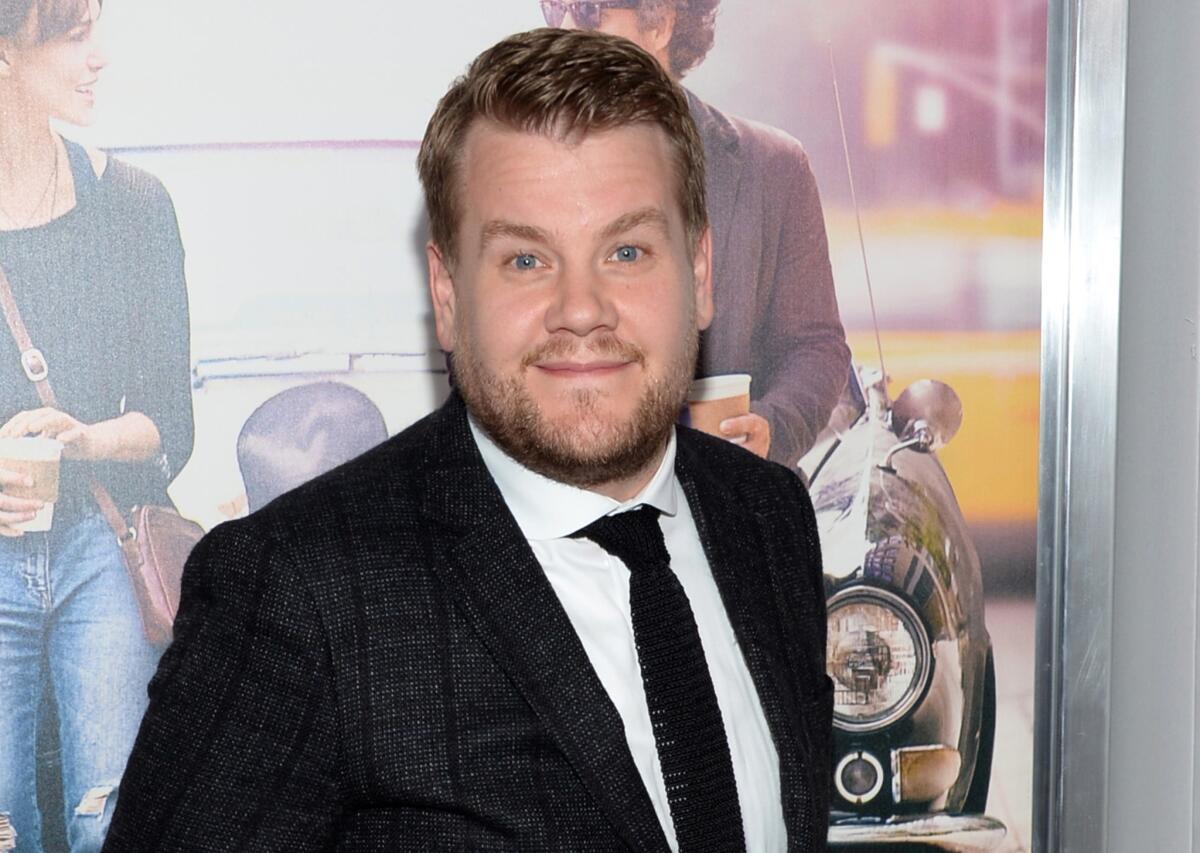 James Corden will take over "The Late Late Show" in March.