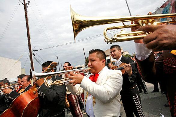 Mariachis honor St. Cecilia