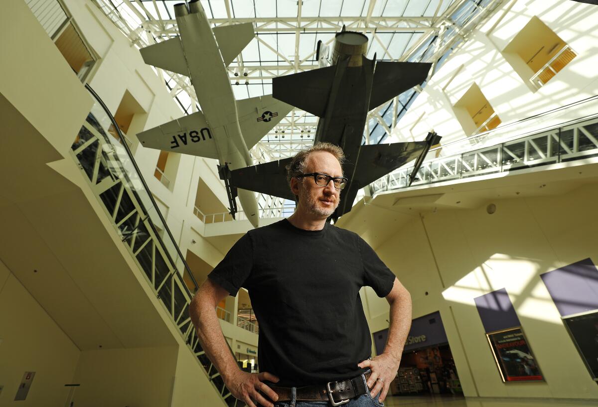 Filmmaker James Gray, photographed at California Science Center on Aug. 14, 2019.