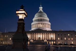 Days away from a default crisis, the Capitol is illuminated as the Senate works into the night to finish votes on amendments on the big debt ceiling and budget cuts package, at the Capitol in Washington, Thursday evening, June 1, 2023. (AP Photo/J. Scott Applewhite)