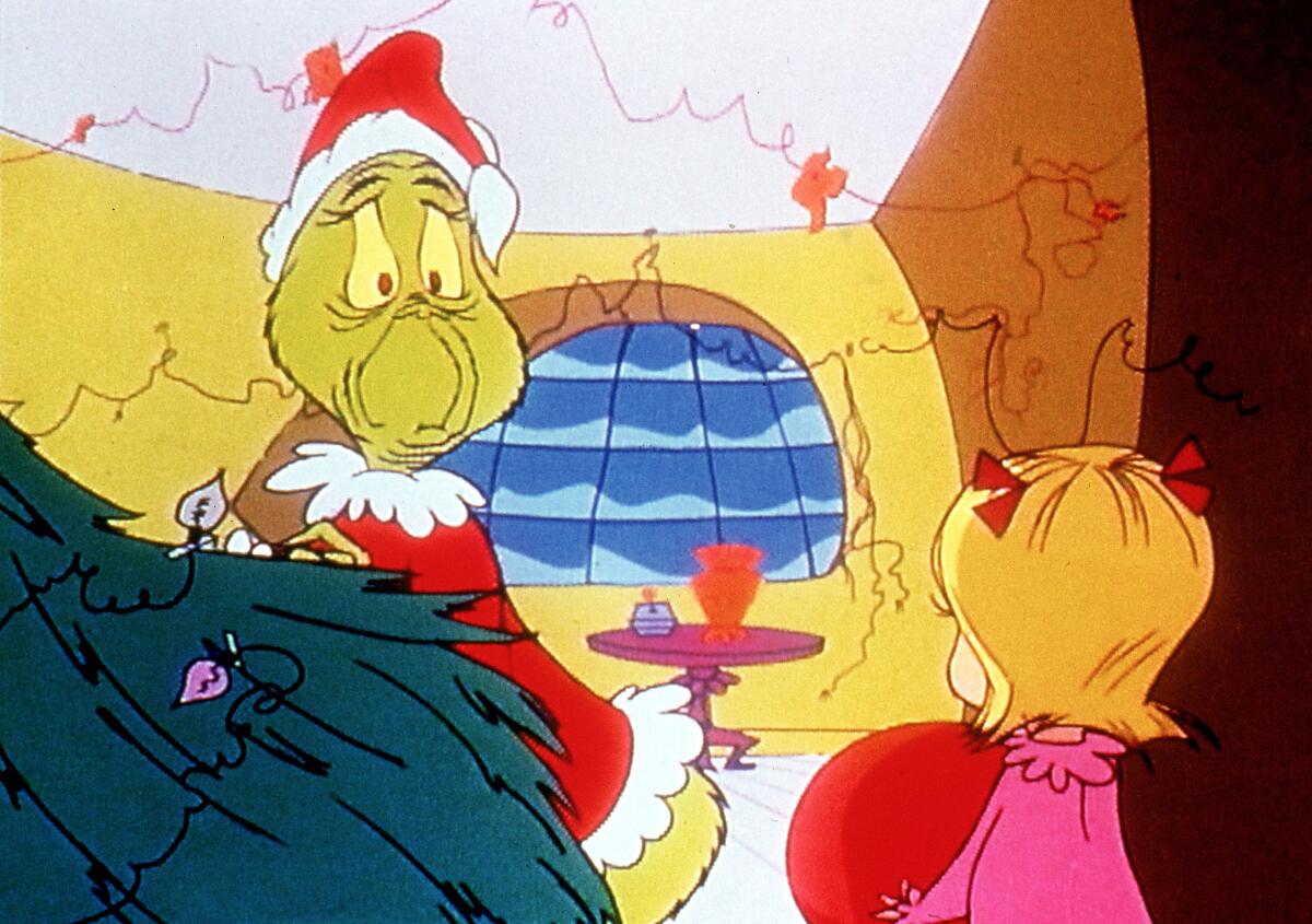A scene from the animated holiday special ”How the Grinch Stole Christmas!" 