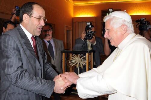 Benedict XVI, Nouri Maliki