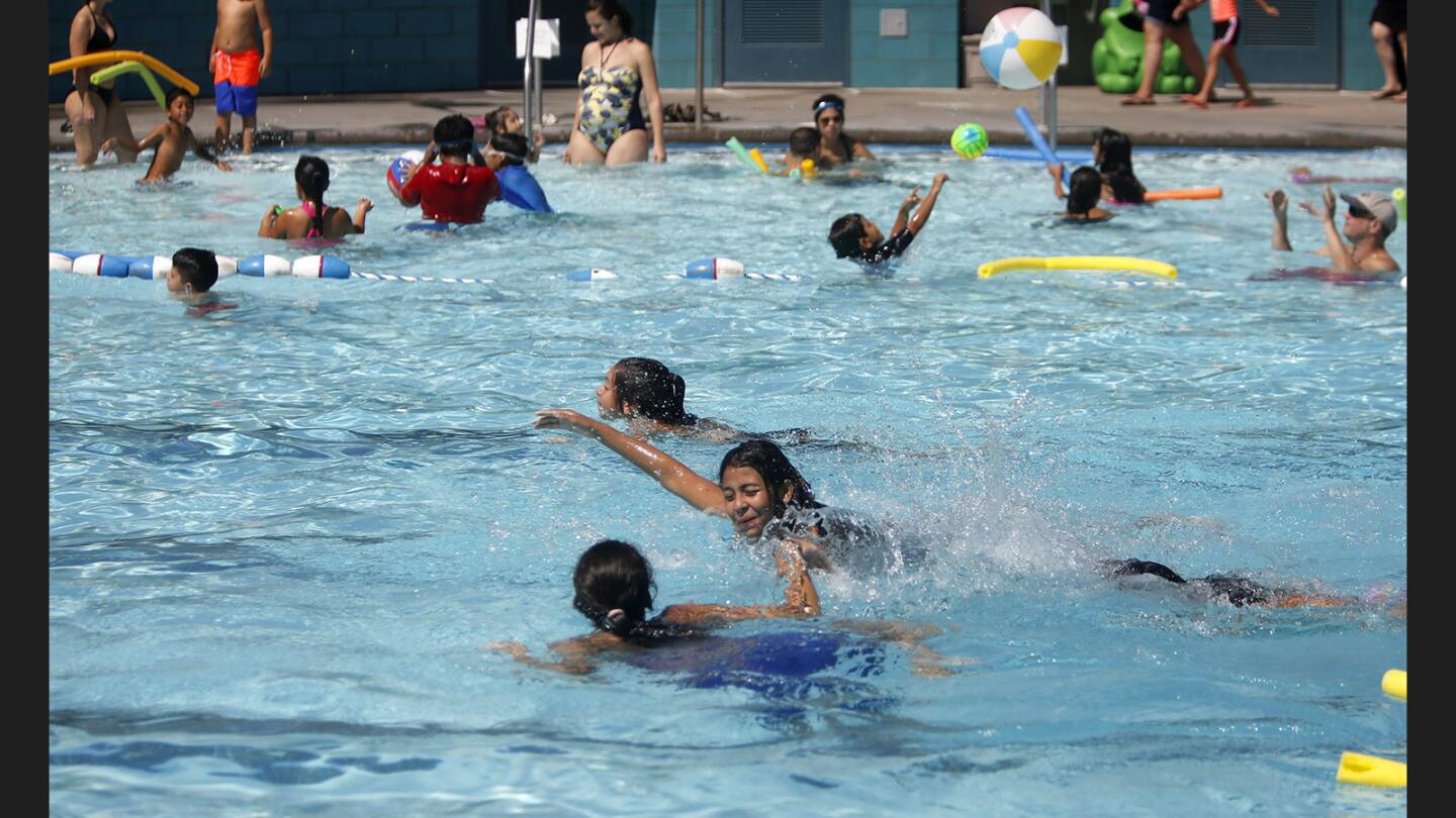 Photo Gallery: Locals enjoy Pacific Park Pool on a warm September Saturday