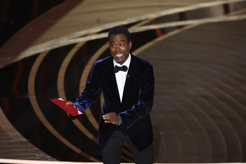 Chris Rock presents at the 94th Academy Awards