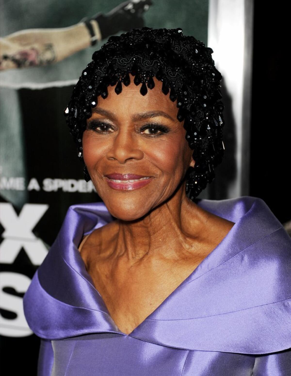 Cicely Tyson arrives at the premiere of "Alex Cross" at the Arclight Theater in October.