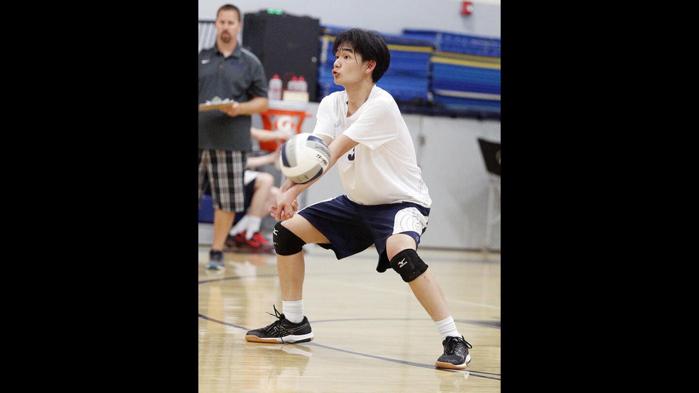 Photo Gallery: La Canada vs. Flintridge Prep in first round CIF Division III boys' volleyball playoff