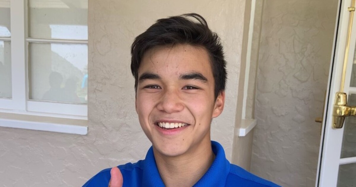 Sophomore Turner Osswald of El Camino Real wins City Section golf title