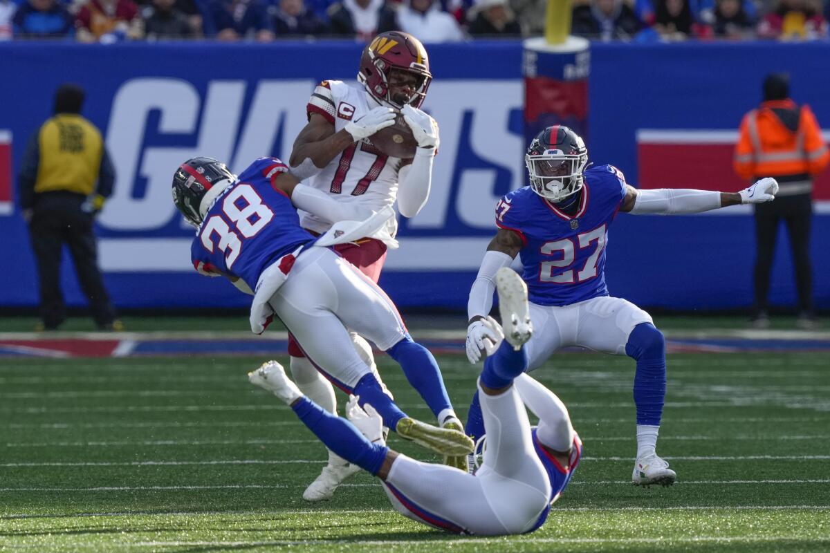 Commanders, Giants meet again after tie with much at stake - The