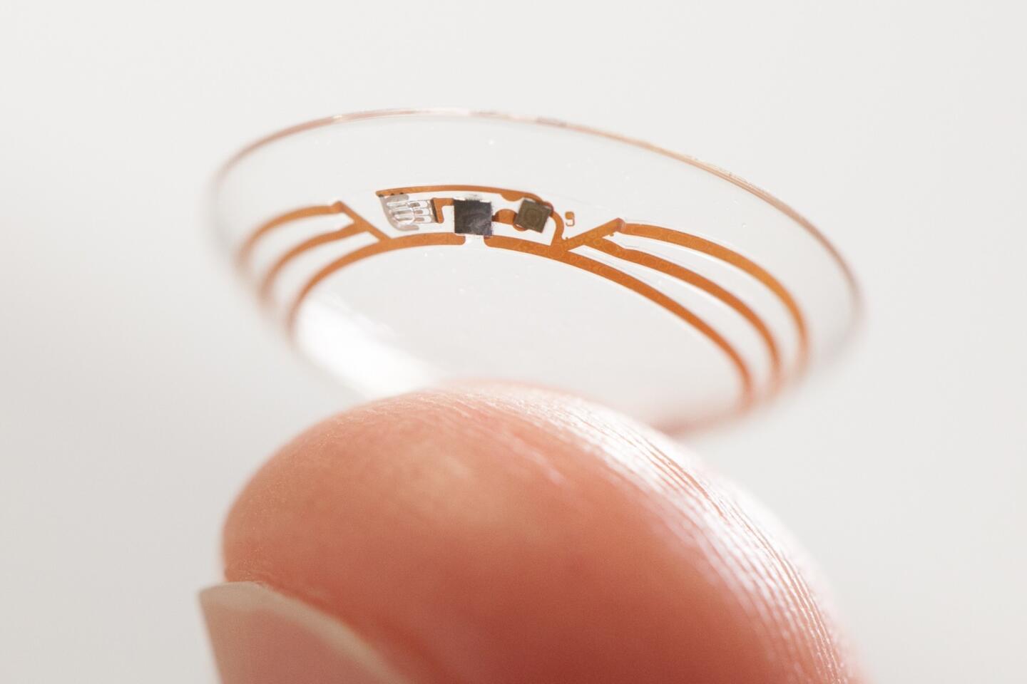 Google applied in April for a patent describing how to fit a camera into a contact lens. This patent is one piece of Google's smart contact lens project, which would create contacts that could monitor glucose levels, enhance users' eyesight and record other data.