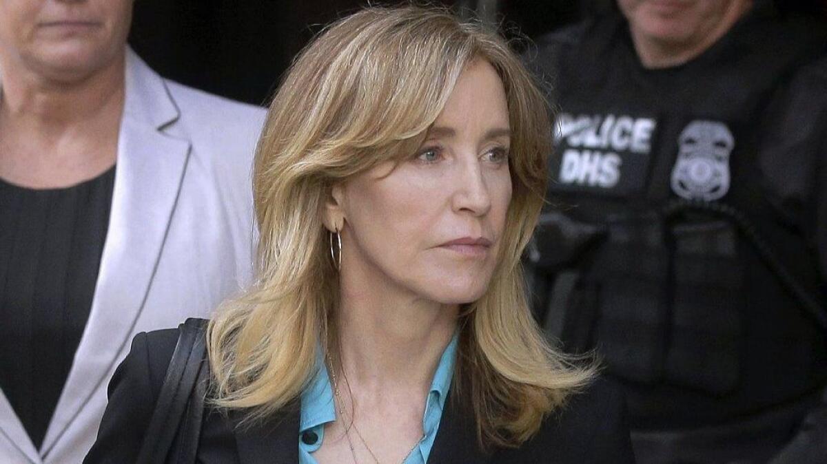 In a court filing on April 8, actor Felicity Huffman agreed to plead guilty in the college admissions cheating scam.