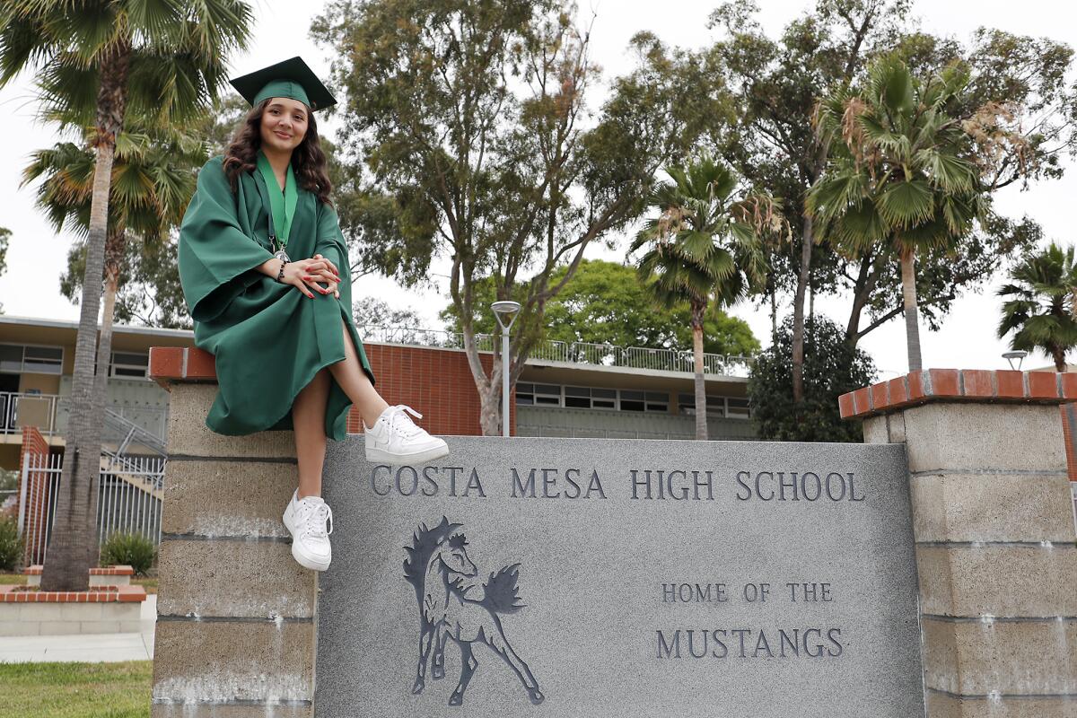 Costa Mesa High senior Jennifer Henriquez Ayala