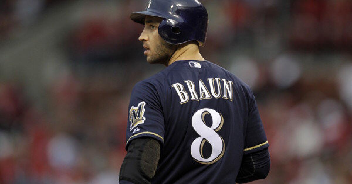 Dodgers' Zack Greinke disappointed in former teammate Ryan Braun - Los  Angeles Times