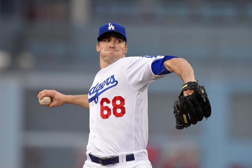Ross Stripling will be in the bullpen to help the Dodgers' depleted staff.