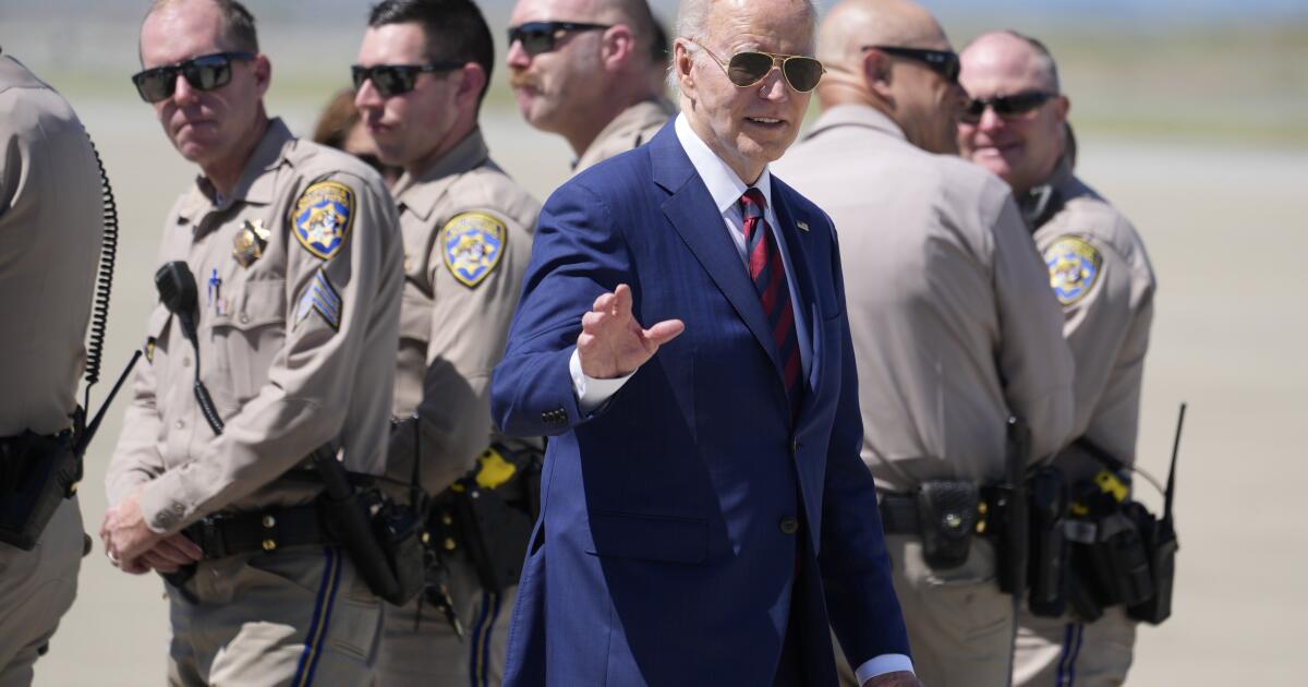 Biden raises tens of millions in California as he calls his marketing campaign underestimated