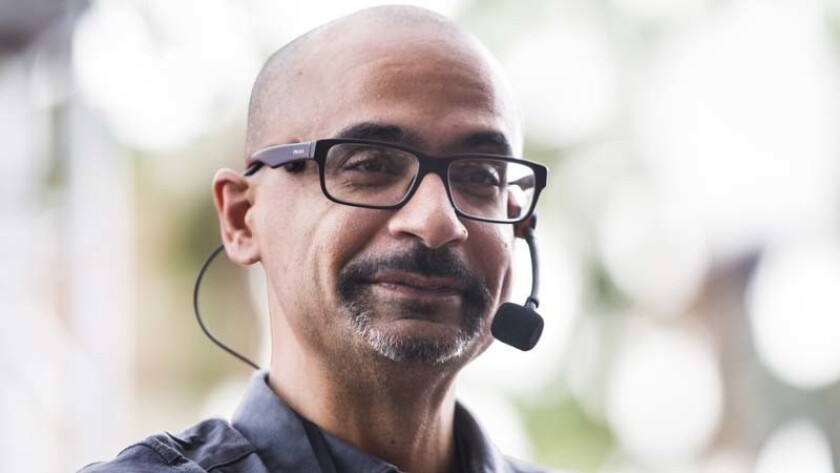 Author Junot Díaz spoke at last month's Los Angeles Times Festival of Books at USC.