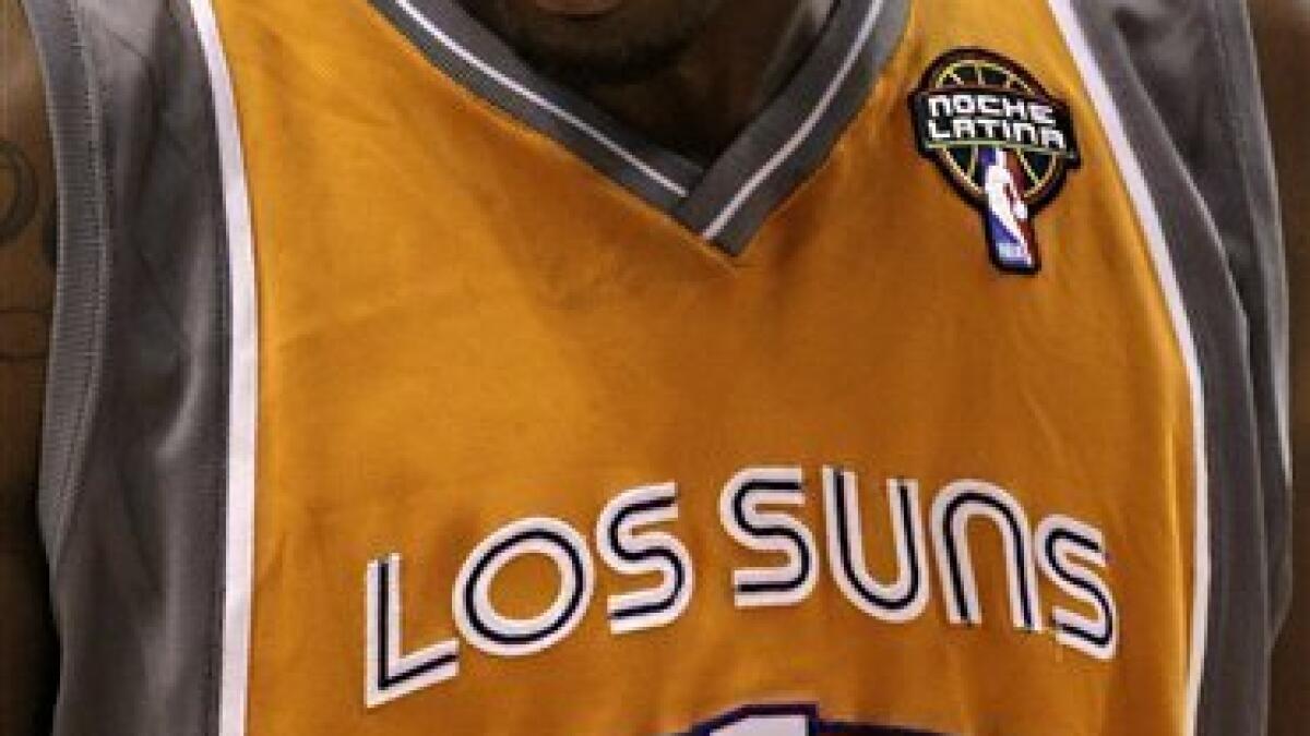 Lakers Wear 'Los Lakers' Uniforms in NBA Noche Latina