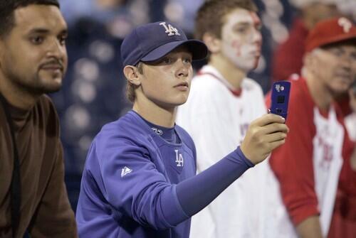 Dodgers fan phone