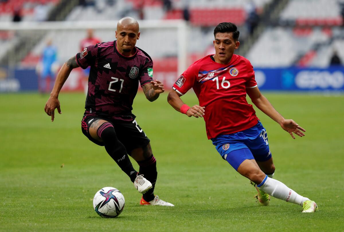 Héctor Moreno y Luis Rodríguez, baja en la selección mexicana