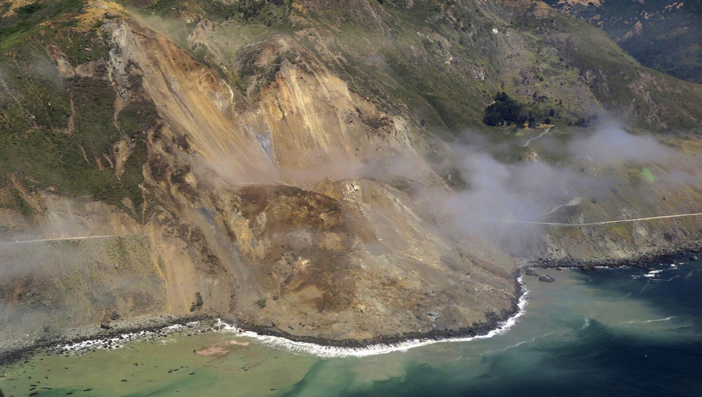 Big Sur landslide