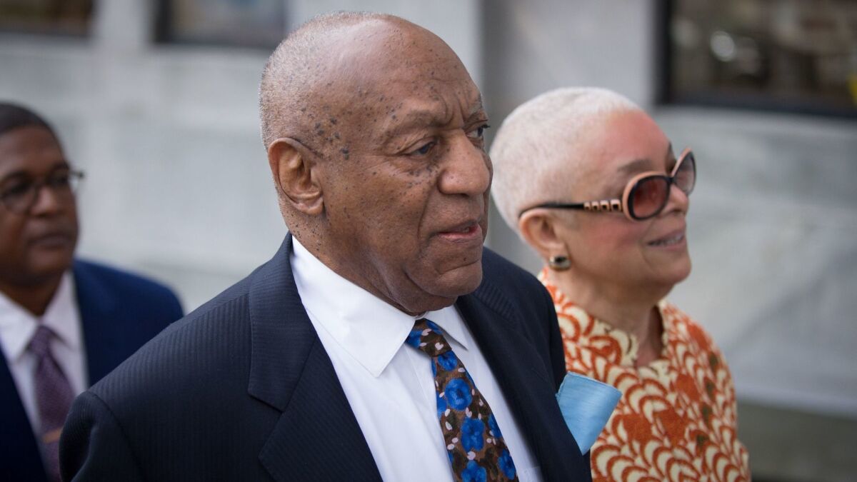 Bill Cosby and his wife, Camille, arrive at the Montgomery County Courthouse in Norristown, Pa.