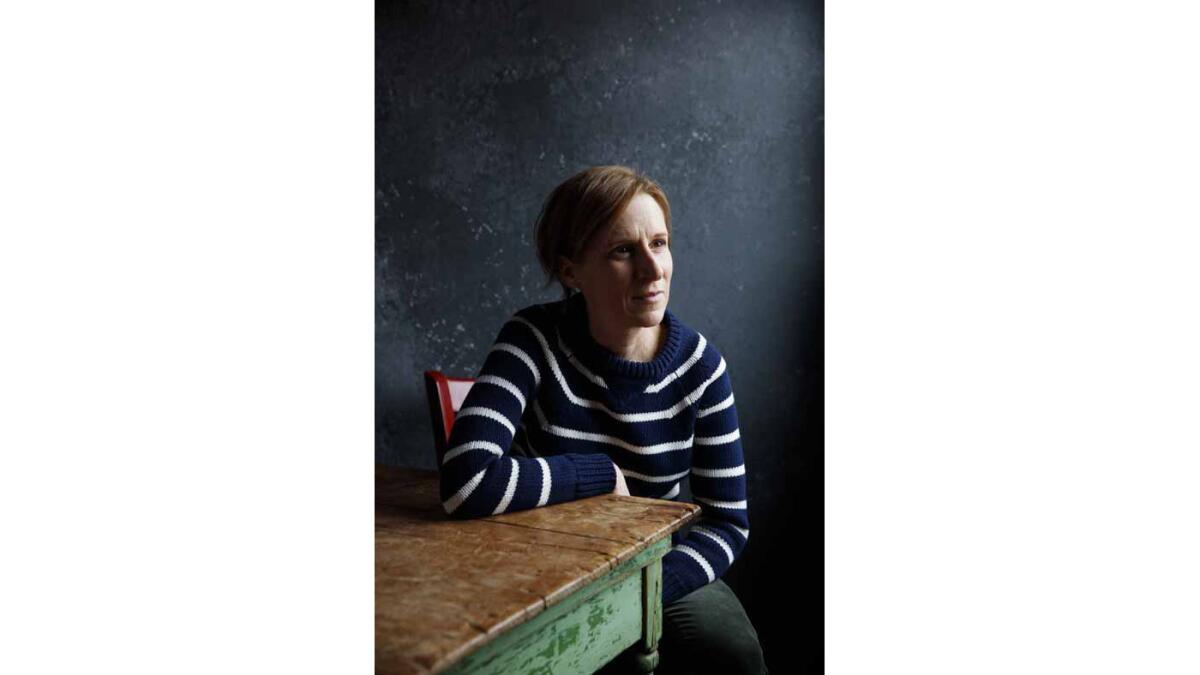 "Certain Women" director Kelly Reichardt in the L.A. Times photo studio at the Sundance Film Festival on Jan. 23.