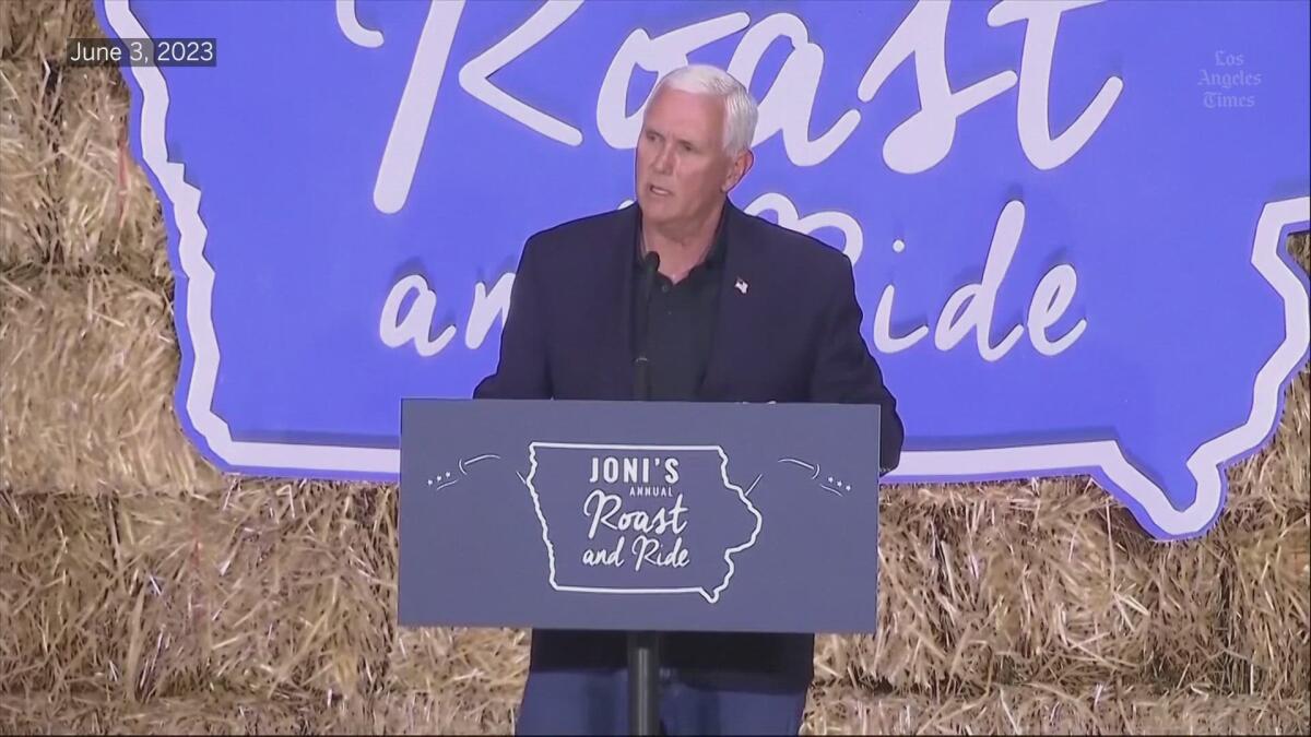 Former vice president Mike Pence.