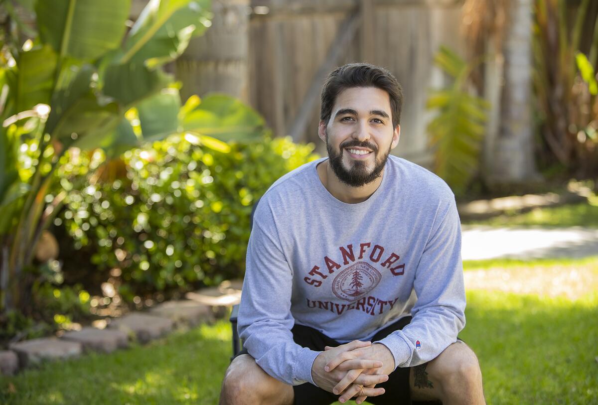 Austin Salcedo, a student at Orange Coast College, will be transferring to Stanford University in the fall.