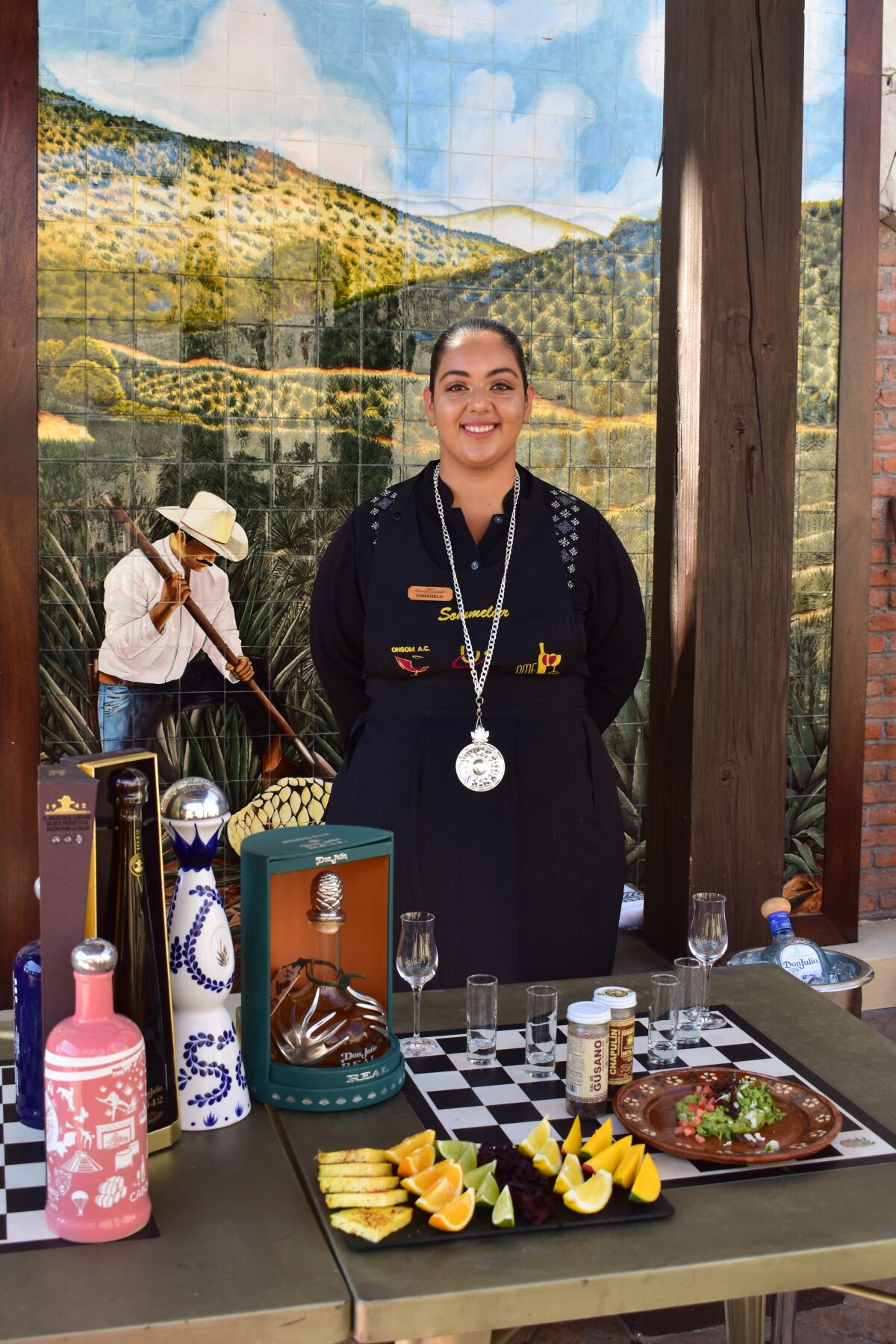 Consuelo Cervantes Viveros is the on-site sommelier at Museo del Tequila.