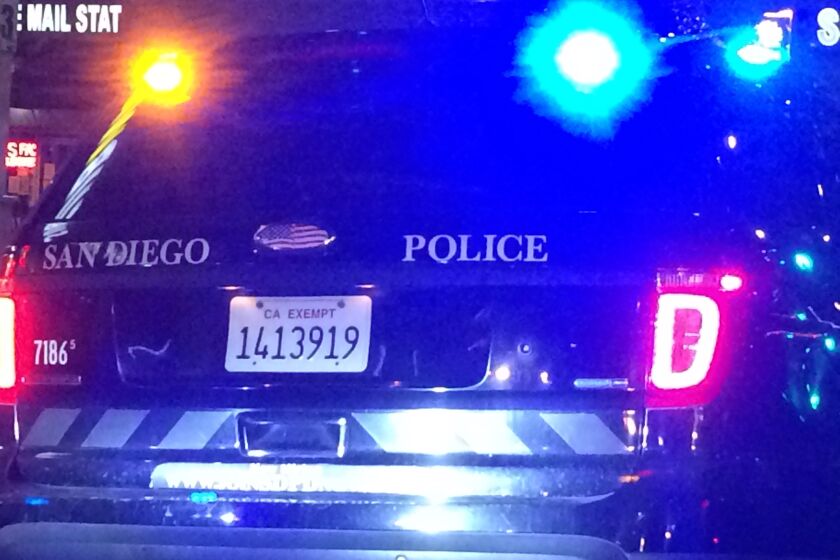 San Diego police car