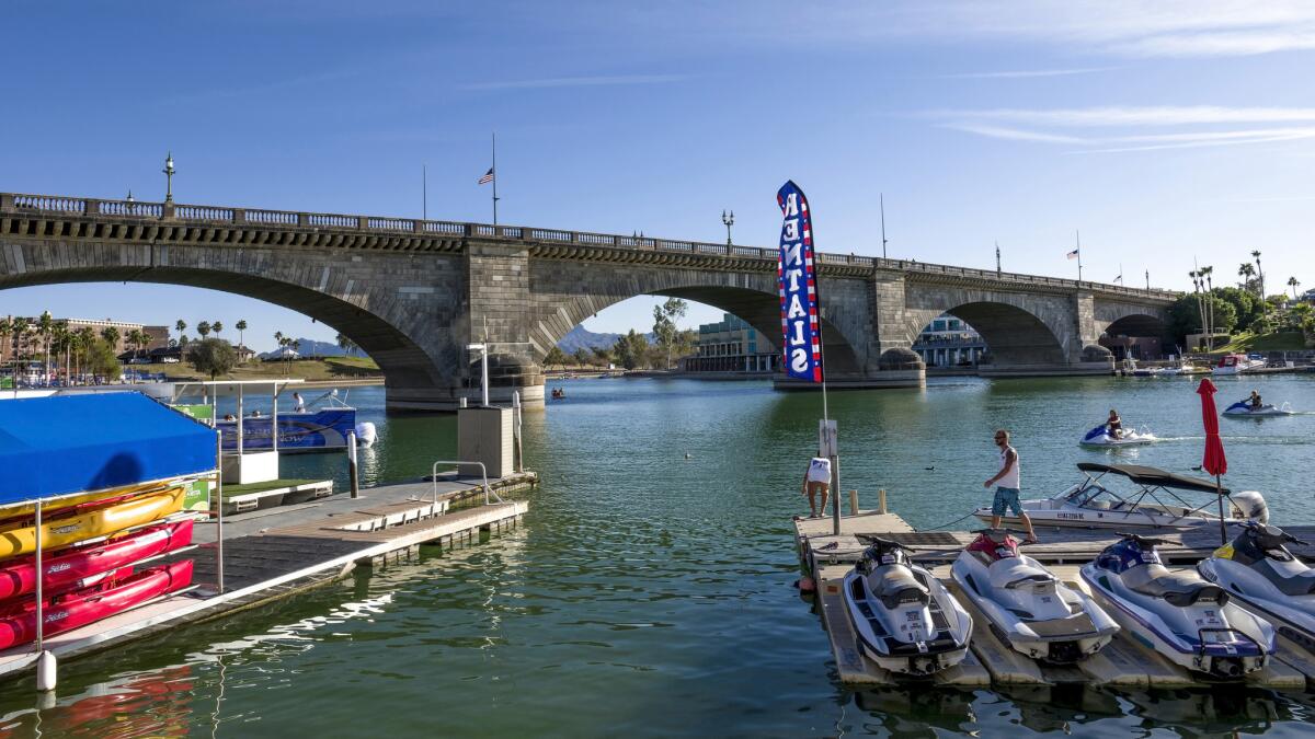 The London Bridge was reassembled in Lake Havasu City.