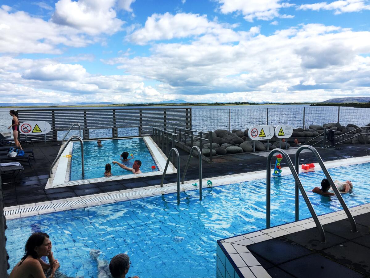 The Laugarvatn Fontana thermal baths in Iceland.