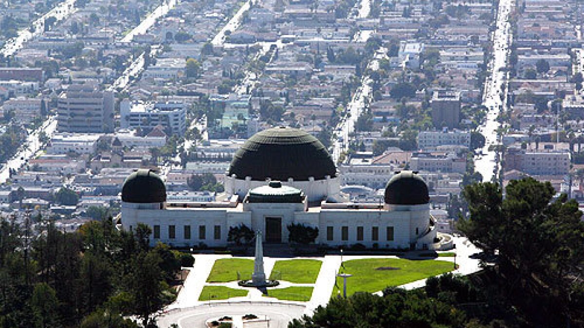 Griffith Observatory Los Angeles California 2" X 3" Fridge Locker Magnet. 