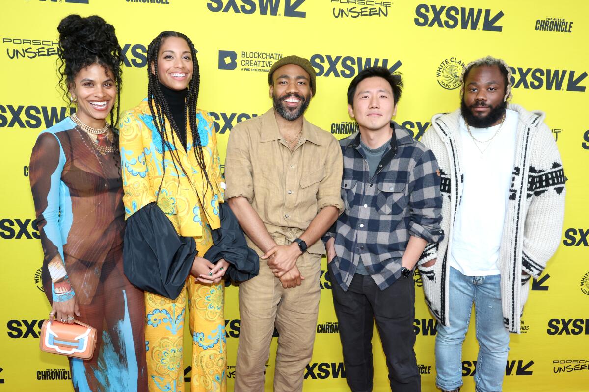 Five people attend the premiere of "Atlanta" during South by Southwest.