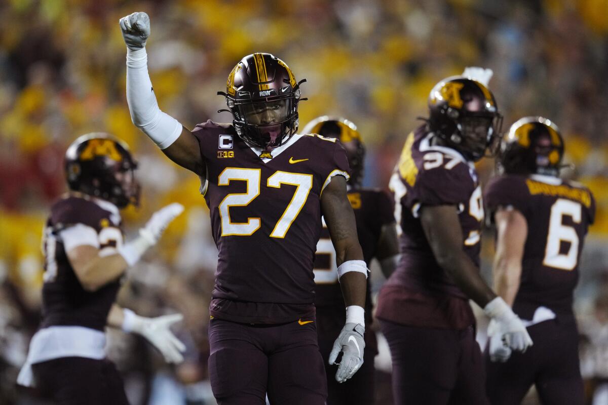 Minnesota faces E. Michigan for 1st time; MAC foe was Gophers' only non-Big  10 loss under Fleck - The San Diego Union-Tribune