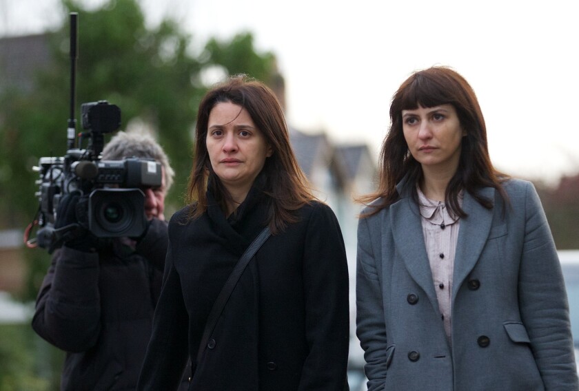 Elisabetta Grillo, left, and her sister Francesca stand accused of personal use of Charles Saatchi and Nigella Lawson's credit cards in a case that extends to British bestseller lists.