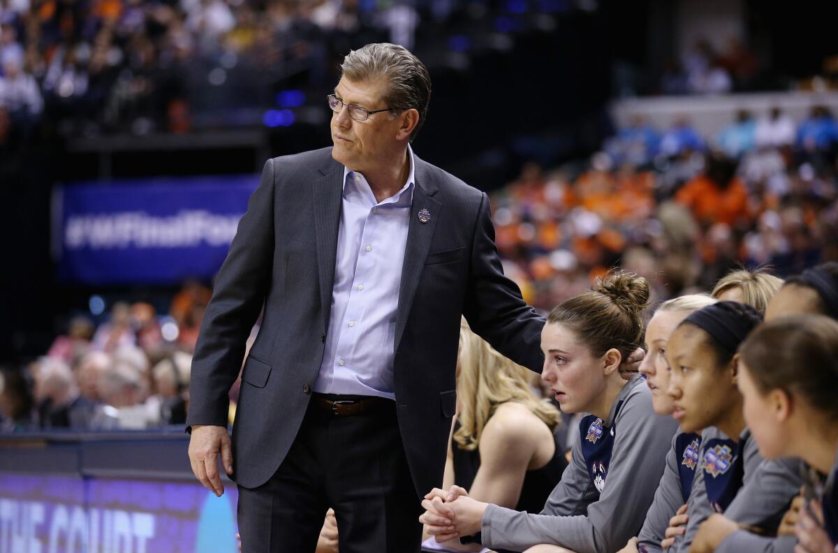 Geno Auriemma will be trying to win his 11th national title on Tuesday.