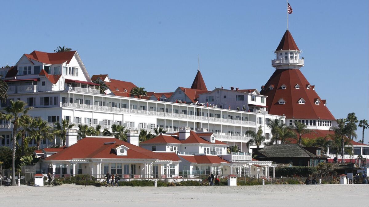 The historic Hotel del Coronado will shut down temporarily as a result of much reduced demand amid the widening coronavirus outbreak.