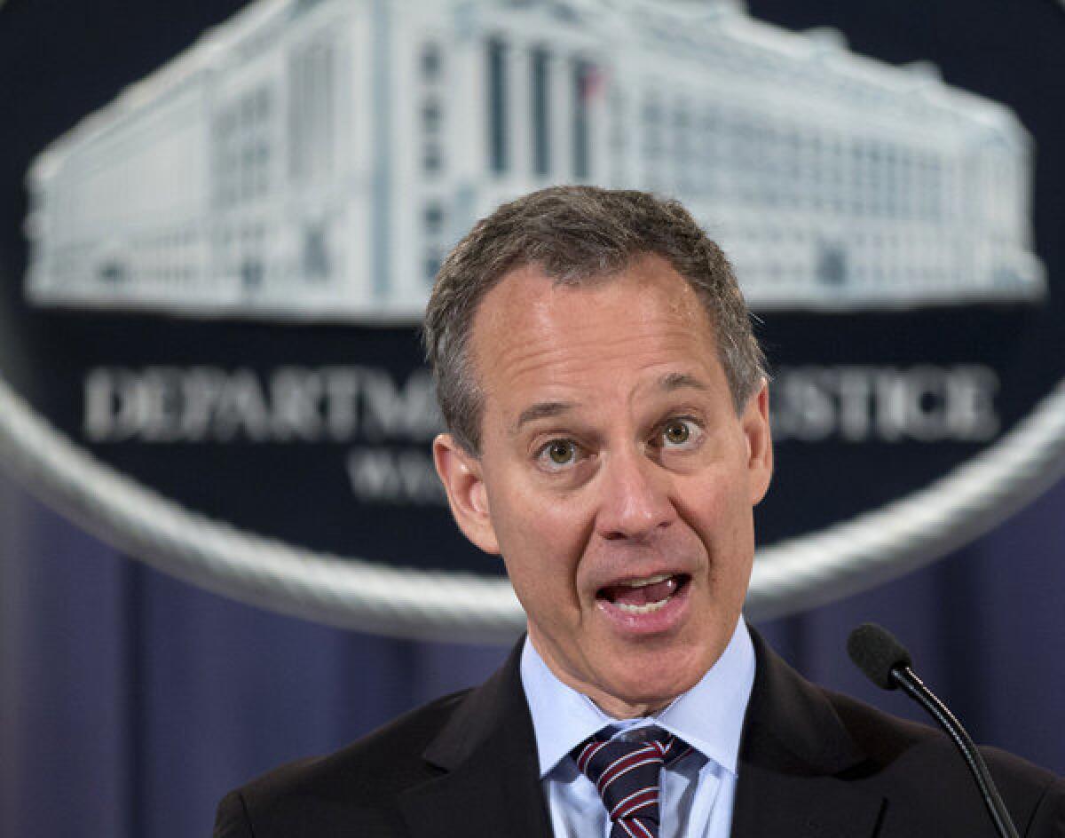New York Atty. Gen. Eric Schneiderman says two big banks are "flagrantly" violating terms of last year's $25-billion National Mortgage Settlement -- and a California activist says the agreement is also being violated in the Golden State.