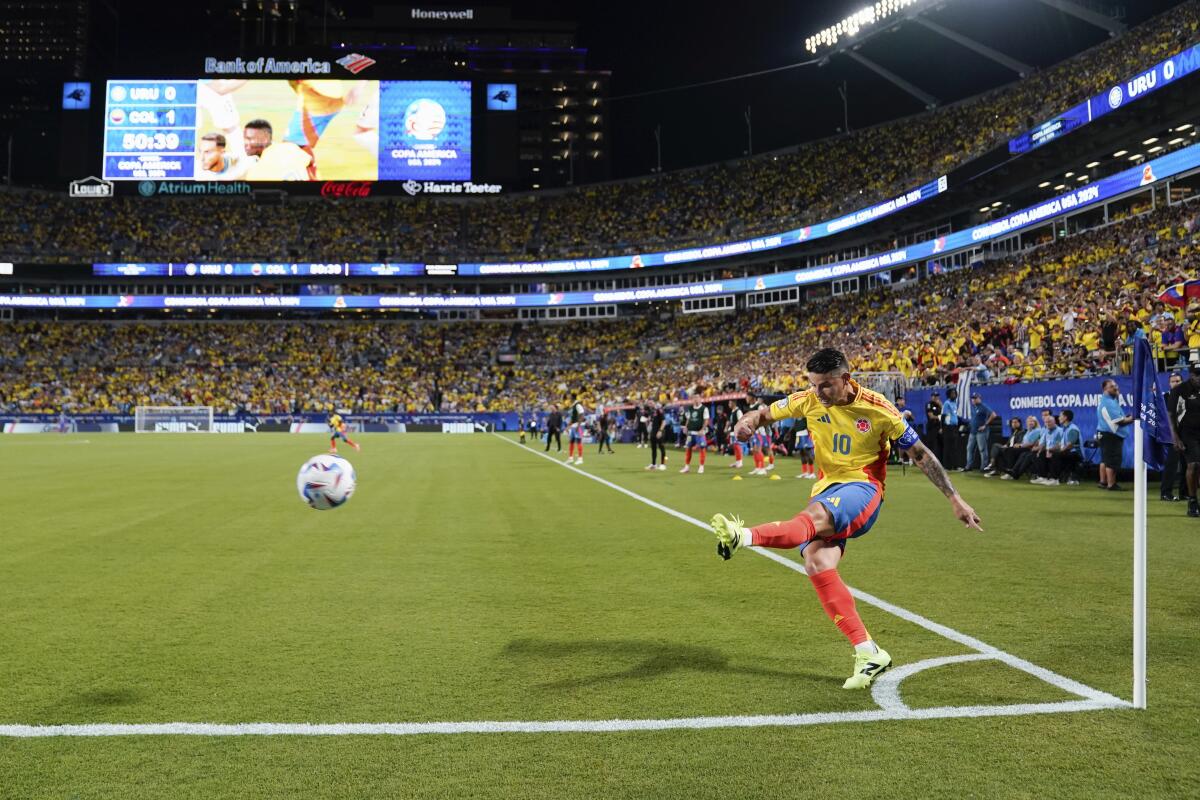 El volante colombiano James Rodríguez.