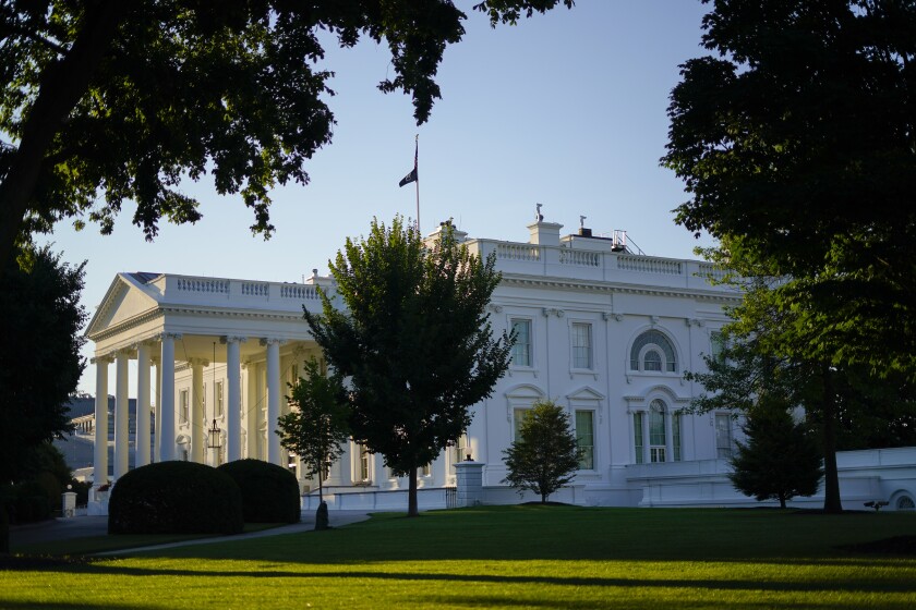 La Casa Blanca el sábado 25 de junio de 2022, en Washington.