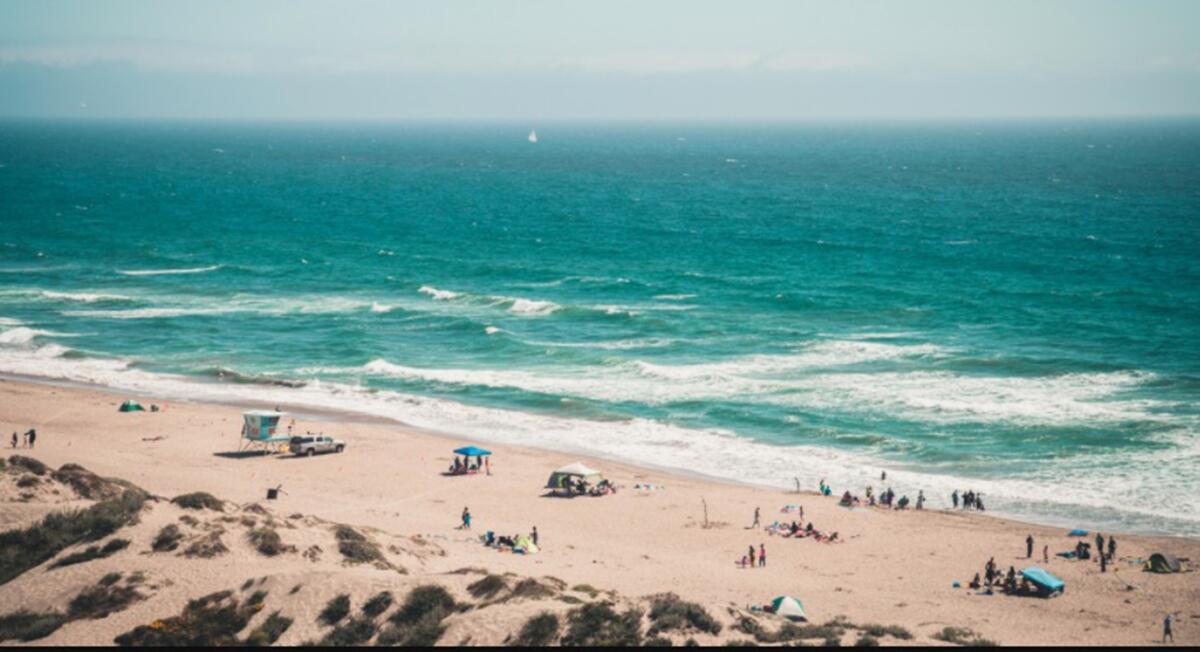 Undated photo of Manresa State Beach. A 26-year-old man died Saturday after being attacked by a shark while surfing off the coast of Santa Cruz County.