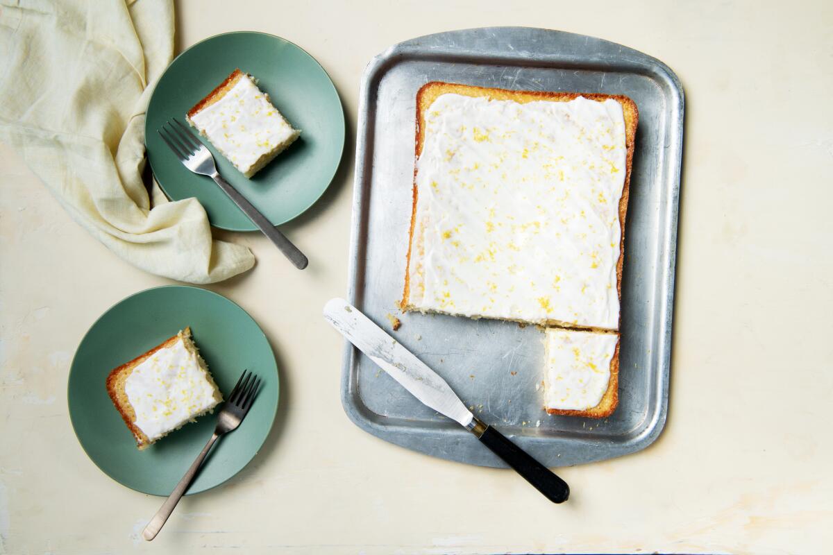 Lemon sheet cake
