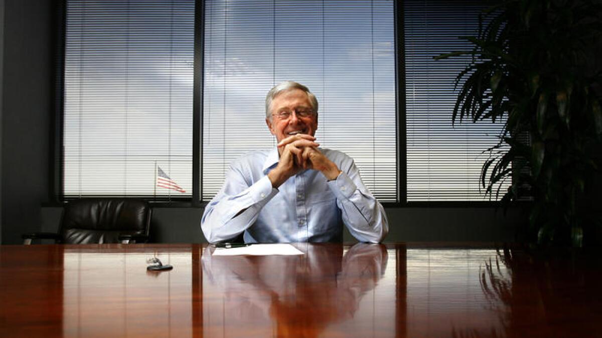 Charles Koch is chairman and chief executive of Koch Industries.
