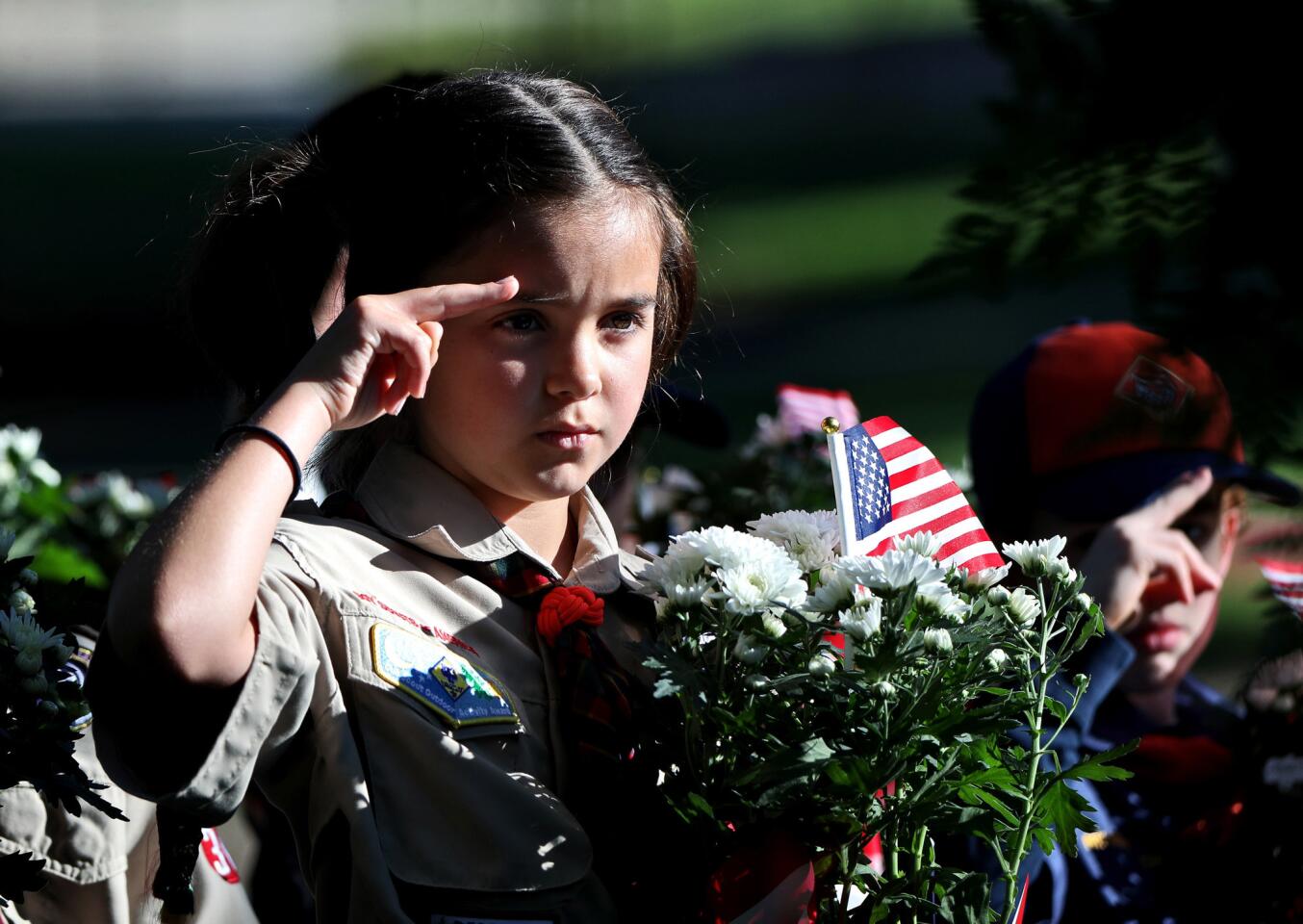 Photo Gallery: Memorial Day service at Two Strike Park Memorial Wall