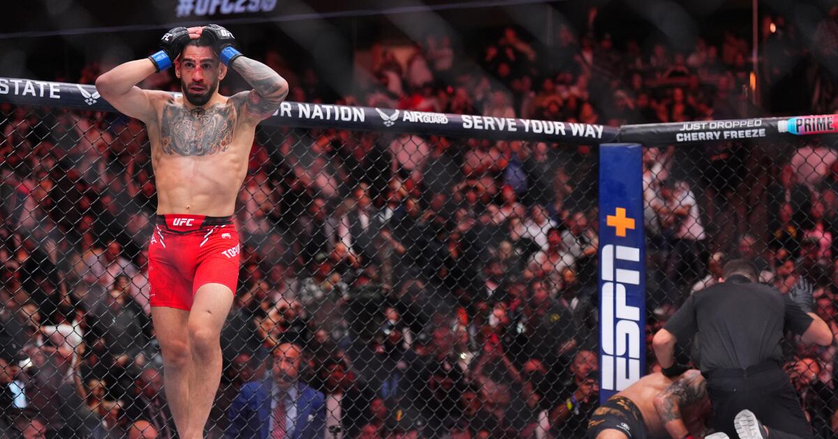 Topuria élimine Volkanovski et est couronné à l’UFC 298