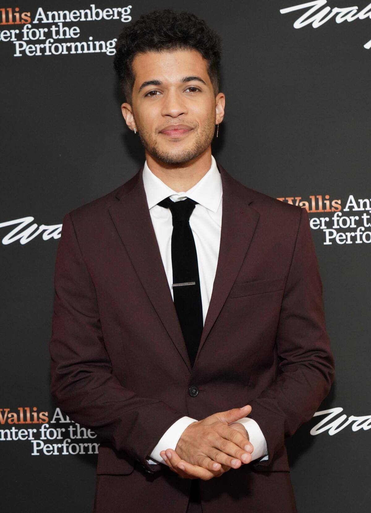 Jordan Fisher at the Wallis Annenberg Center for the Performing Arts' yearly spring celebration.