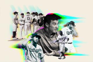 Photo illustration featuring the Dodgers' Andrew Friedman, Clayton Kershaw, Mookie Betts and others