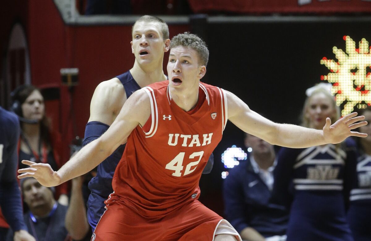 Utah forward Jakob Poeltl is averaging 17.8 points and 9.7 rebounds per game.